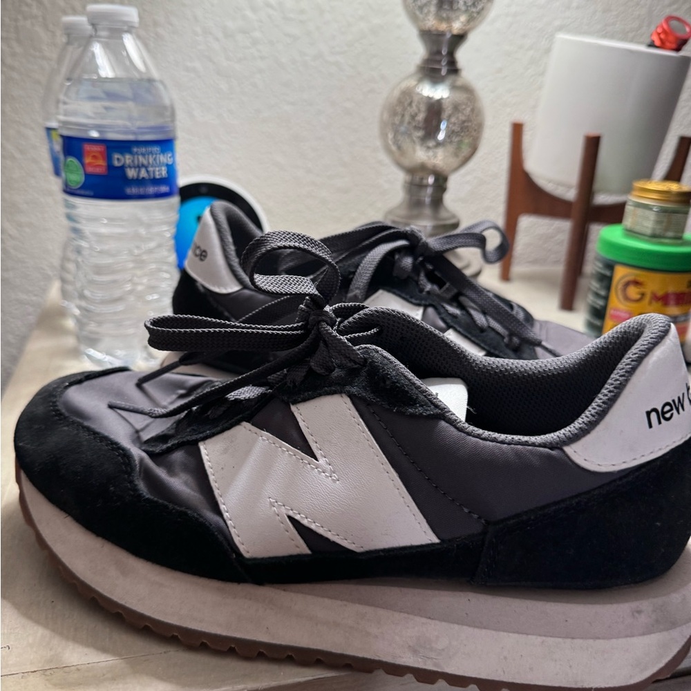 New Balance Black and White Sneakers